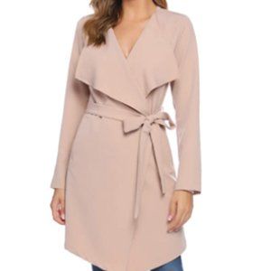 Iclosam Women's Thin Trench Coat Long Wrap Coat
